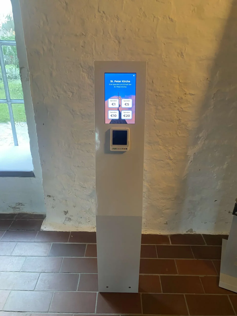 Digitales Zahlungssystem Spende durch Dankstelle