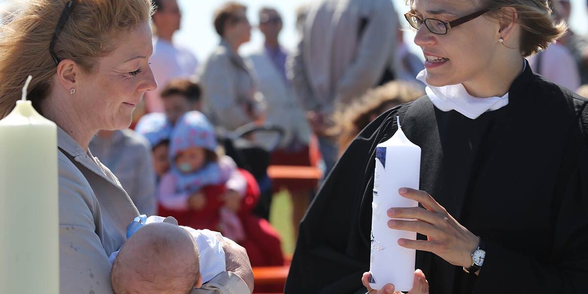 Taufe am Strand in St. Peter-Ording sommerlicher Taufgottesdienst