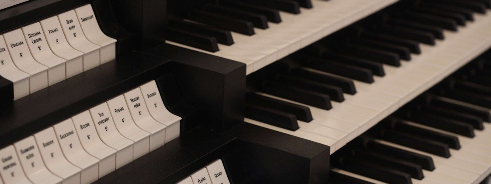 Orgel Tastatur Fullwidtch