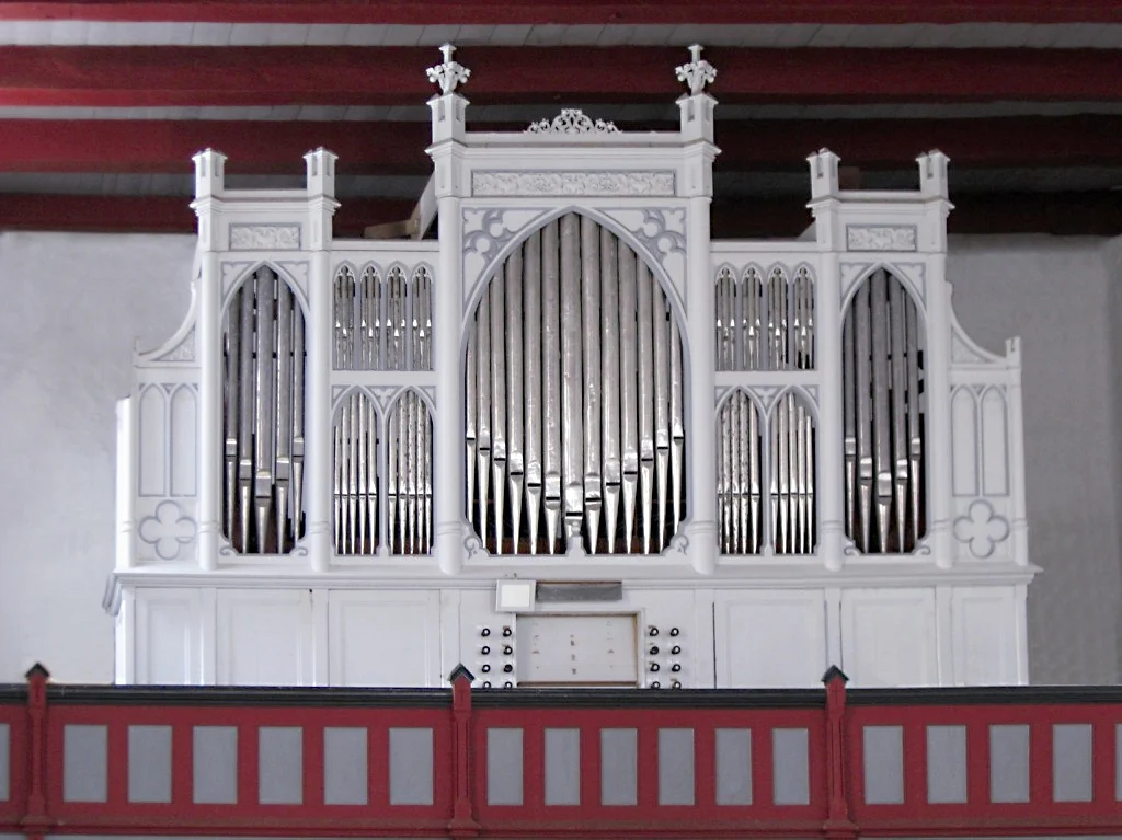 Färberorgel in der St. Nikolai Kirche, Kotzenbüll